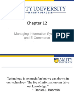 Managing Information Systems and E-Commerce Chapter