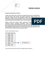 Trend Linear Dan Aplikasinya1