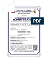 Formulario de Resgistro de La Empresa