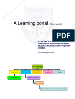 A Learning Portal: - Using Moodle
