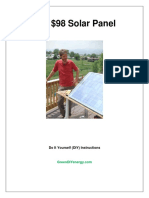 The $98 Solar Panel: Do It Yourself (DIY) Instructions