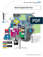 Broomfield Hospital Site Plan: Café Shops Lifts Information Points