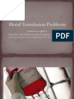 Blood Transfusion Problems