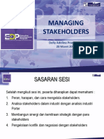 Managing Stakeholders