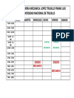 HORARIO INGENIERIA MECANICA Actual PDF