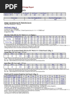 Reinforced Concrete Wall Design Report: Material and Design Data