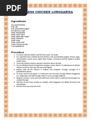 Recipe