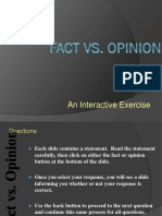 Fact Vs Opinion Games