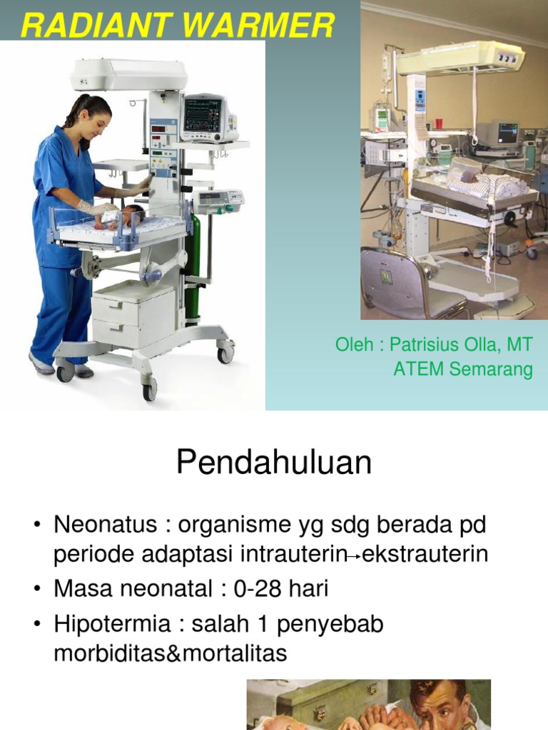 Fungsi dan Bagian Radiant Warmer | PDF