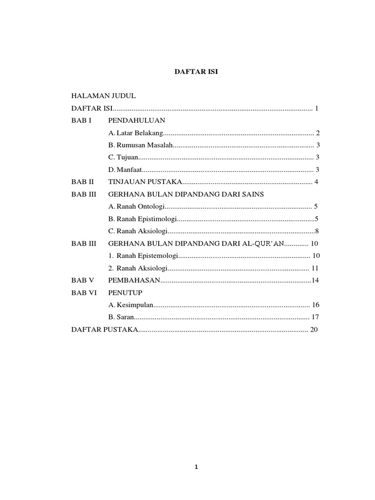 Makala Gerhana Bulan