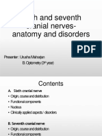 Sixth and Seventh Cranial Nerves-Anatomy and Disorders: Presenter: Urushamaharjan B. Optometry (3 Year)