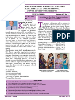 Aga Khan University Rho Delta Chapter Newsletter August- Dec 2014