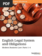 English Legal System and Obligations 