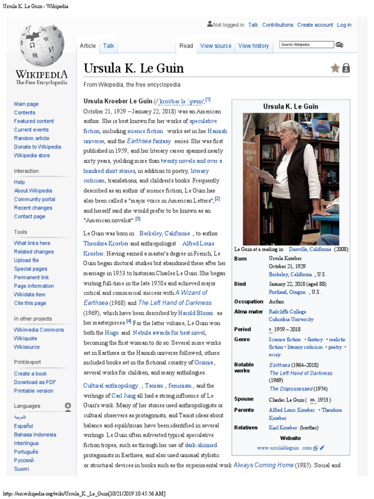 Ursula K. Le Guin | PDF