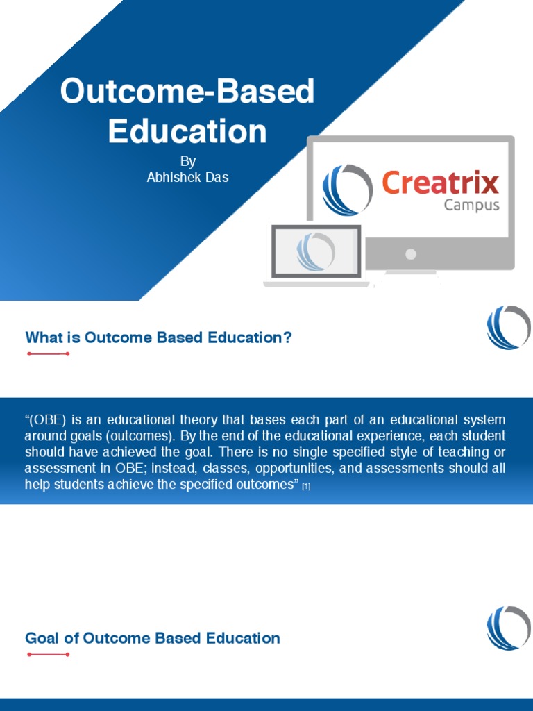Understanding Outcome-Based Education | PDF | Educational Assessment ...