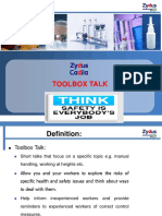 Toolbox Talk