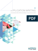 Application Writing: 7LSVDQG6DPSOHIRU623/255HVXPHDQG Essay Writing For Admissions Abroad