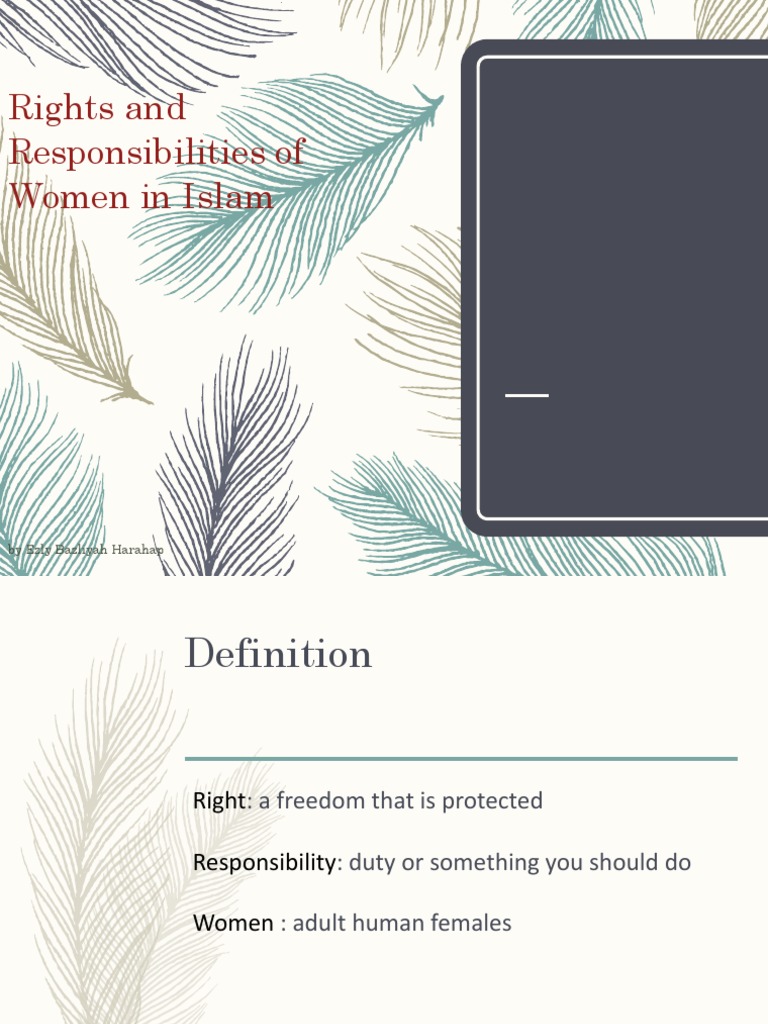 Women's Rights and Duties in Islam | PDF | Wellness | Religion ...