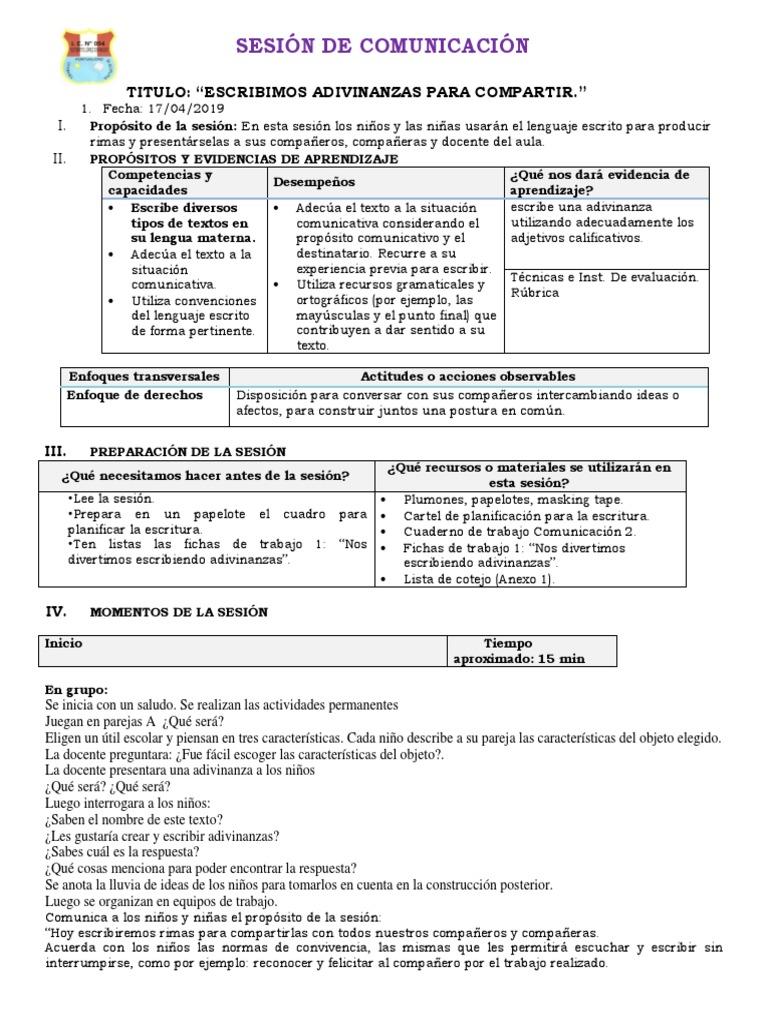 Comunicacion 2do | PDF | Escritura | Aprendizaje