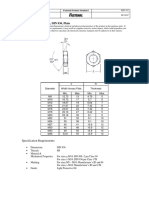 Metric, Hex Thin Nuts, DIN 936, Plain: Page 1 of 1 REV-03 Date: October 9, 2015 M.936.P