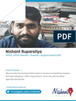 Nishant Rupareliya: GPSC, UPSC Mentor - Teacher-Gujarat Board SSC