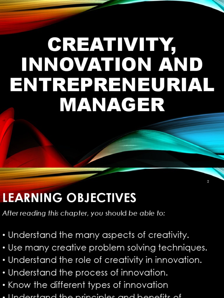 Creativity and Innovation in Management | PDF | Innovation | Creativity