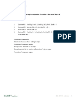 1920 Level J Mathematics (Geo) Periodic Revision T1 Wk8