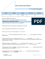 1920 Level I Science Exam Related Materials T1 Wk8 Updated