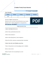 1920 Level I Social Studies Exam Related Materials T1 Wk8