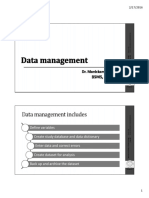 Data Management Includes: Nie - Gov.in