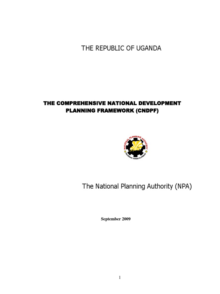 Comprehensive National Development Planning Framework | PDF | Economic