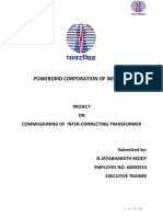 Powergrid Corporation of India LTD: Project ON Commissioning of Inter-Connecting Transformer