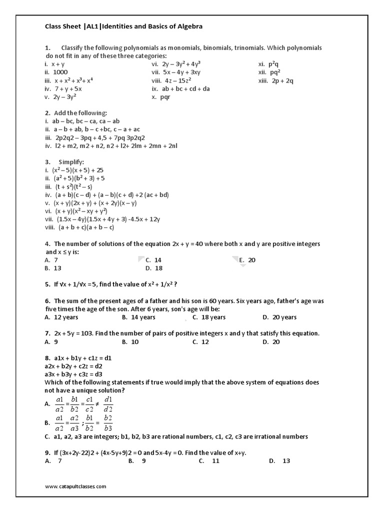 Al1 2 Pdf Numbers Equations
