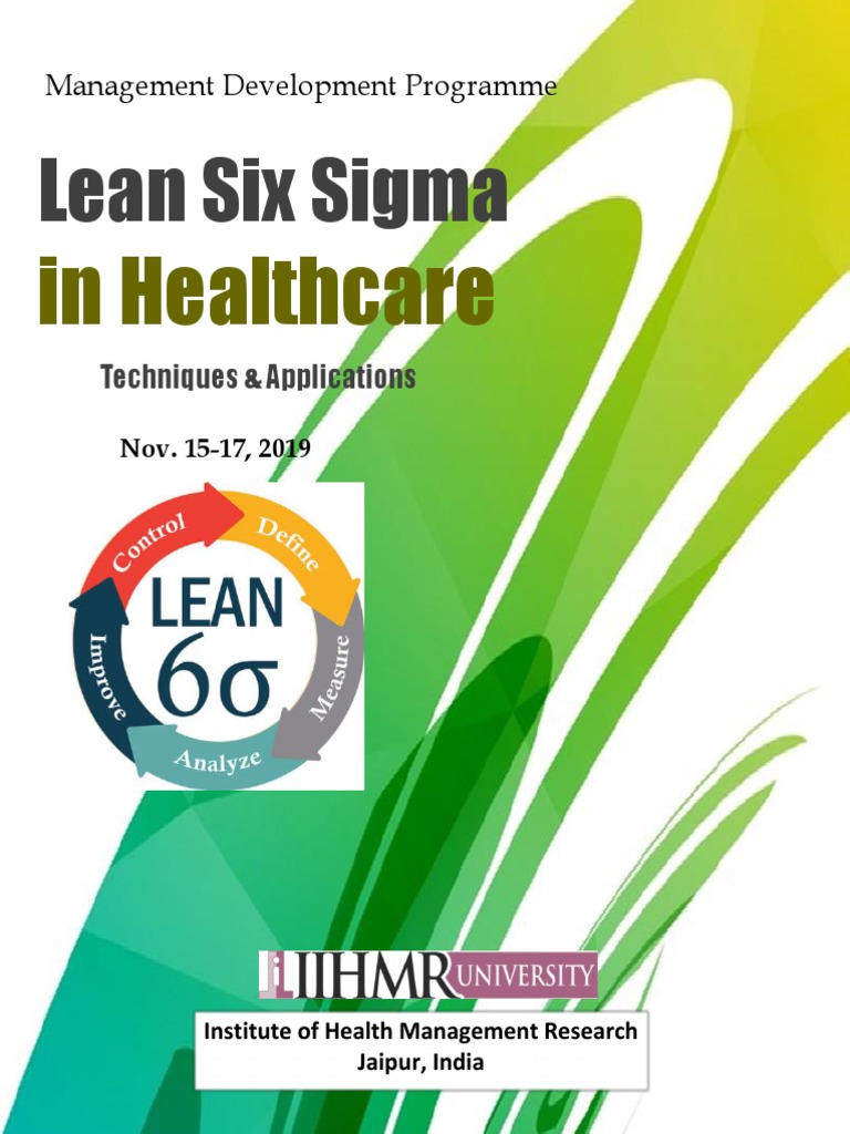 Lean Six Sigma Training for Healthcare | PDF | Six Sigma | Lean ...