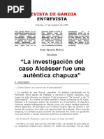 Entrevistas. A Juan Ignacio Blanco. Revista de Gandía. 1997.10.17