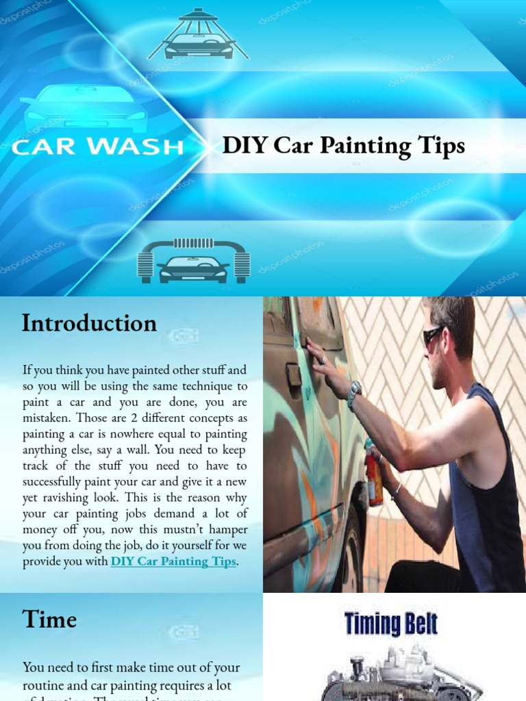 DIY Car Painting Tips PDF Art Media Industrial Processes