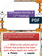 Summative Test No. 4 (2 Grading)