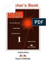 FCE Use of English 1 Teacher's Book (Virginia Evans)