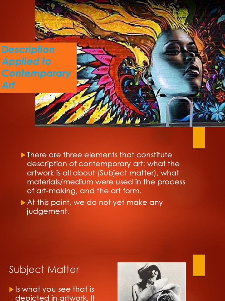 Description Applied to Contemporary Art | Composition (Visual Arts