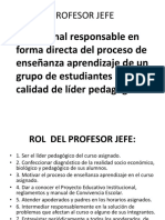 Profesor Jefe