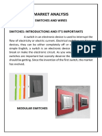 MARKET ANALYSIS OF SWITCHES AND WIRES