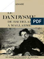 Le dandysme de Baudelaire a Mallarmé