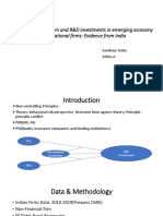 Institutional Investors and R&D Investments in Emerging Economy Multinational Firms: Evidence From India