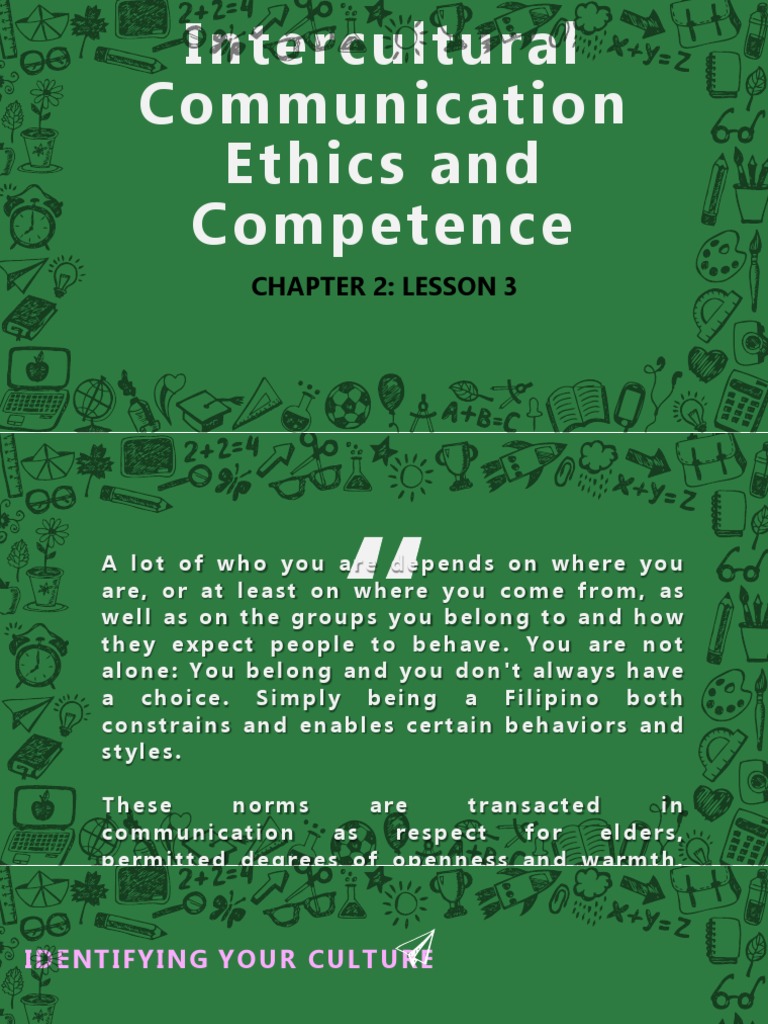 Intercultural Communication Ethics And Competence Pdf Stereotypes