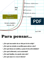 Tema 3 2008 Valores