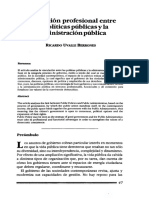 Dialnet LaRelacionProfesionalEntreLasPoliticasPublicasYLaA 5073005