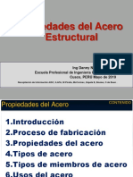 Propiedades del acero estructural