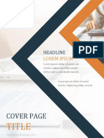 Cover Page Template - 1