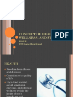Concept of Health Wellness and Fitness PDF