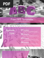 ABC Alphabet Blocks PowerPoint Templates